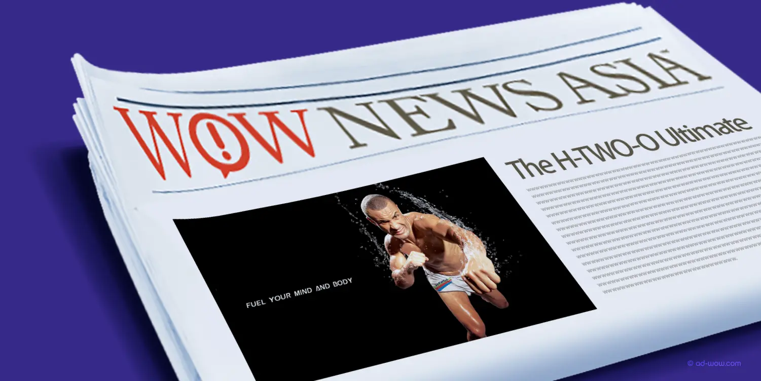 H-TWO-O featured in WOW News Asia, Ultimate Challenge campaign